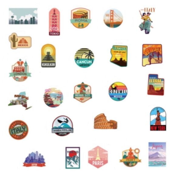 Landmark/World Cities Stickers - Picture 4 of 4